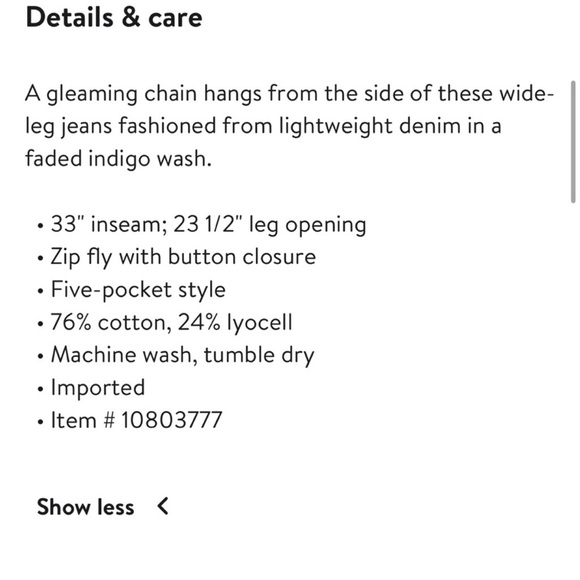 *BRAND NWT* Favorite Daughter “The Masha” Wide-Leg High-Rise Jeans - Picture 4 of 10